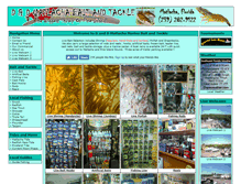 Tablet Screenshot of pineislandbait.com